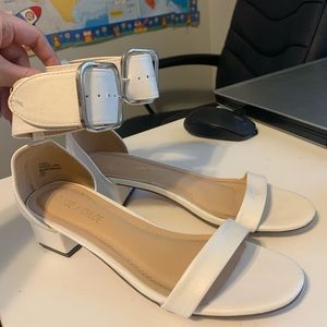 Forever 21 White Sandals